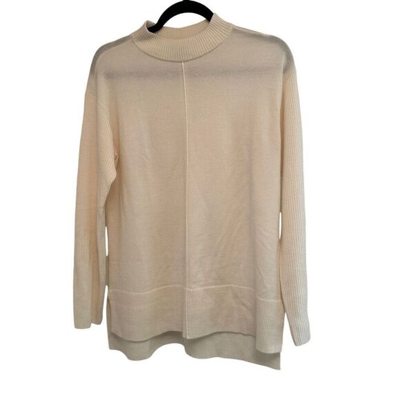 Talbots Pure Merino Wool Sweater, Cream, Size S - Picture 1 of 6